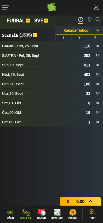 SBbet Casino Mobile screenshot